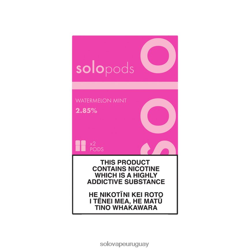 Solo paquete de 2 cápsulas de repuesto sandia menta | Solo Vape Near Me BR48NP61